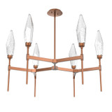 Mid. Chandeliers Glass Up by Hammerton Studio ( 404 | CHB0050-37-BB-CC-001-L1 Rock Crystal ) 