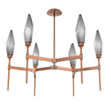 Mid. Chandeliers Glass Up by Hammerton Studio ( 404 | CHB0050-37-BB-CS-001-L1 Rock Crystal ) 