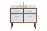 Plumbing Bath Chests/Vanities by Elegant Lighting ( 173 | VF41042WH-BS Boise ) 