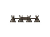 Bathroom Fixtures Four Lights by Golden ( 62 | 3602-BA4 RBZ-RBZ Duncan ) 