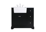 Plumbing Bath Chests/Vanities by Elegant Lighting ( 173 | VF60236BK Franklin ) 