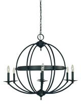 Mid. Chandeliers Candle by Framburg ( 8 | L1156 MBLACK Aurora ) 