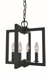 Mini Chandeliers Candle by Framburg ( 8 | L1184 MBLACK Andrew ) 