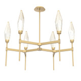 Mid. Chandeliers Glass Up by Hammerton Studio ( 404 | CHB0050-37-GB-CA-001-L3 Rock Crystal ) 