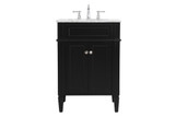 Plumbing Bath Chests/Vanities by Elegant Lighting ( 173 | VF12524BK Park Avenue ) 