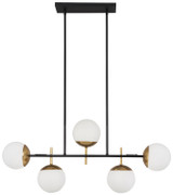 Linear/Island 4 Light + by George Kovacs ( 42 | P1355-618 Alluria ) 