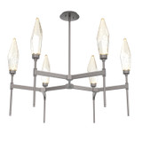 Mid. Chandeliers Glass Up by Hammerton Studio ( 404 | CHB0050-37-GP-CA-001-L1 Rock Crystal ) 