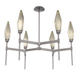 Mid. Chandeliers Glass Up by Hammerton Studio ( 404 | CHB0050-37-GP-CB-001-L1 Rock Crystal ) 