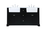 Plumbing Bath Chests/Vanities by Elegant Lighting ( 173 | VF60260DBK Franklin ) 