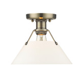 Flush Mounts Metal Shade by Golden ( 62 | 3306-FM AB-OP Orwell ) 