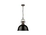 Pendants Metal Shade by Golden ( 62 | 3602-L RBZ-BK Duncan ) 
