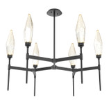 Mid. Chandeliers Glass Up by Hammerton Studio ( 404 | CHB0050-37-MB-CA-001-L1 Rock Crystal ) 