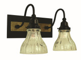 Bathroom Fixtures Two Lights by Framburg ( 8 | 5612 MBLACK/AB Houghton ) 