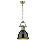 Mini Pendants Metal Shade by Golden ( 62 | 3602-S AB-BK Duncan ) 
