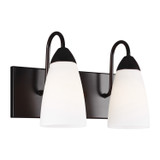 Bathroom Fixtures Two Lights by Generation Lighting ( 1 | 4420202-710 Seville ) 