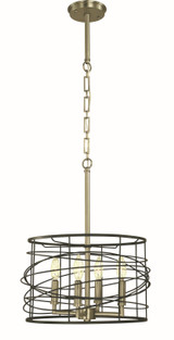 Mini Chandeliers Candle by Framburg ( 8 | 5614 BN/MBLACK Boca ) 