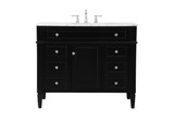 Plumbing Bath Chests/Vanities by Elegant Lighting ( 173 | VF12542BK Park Avenue ) 