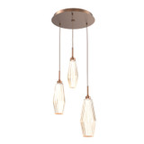 Mini Pendants 3 Light Cluster by Hammerton Studio ( 404 | CHB0049-03-BB-RA-C01-L3 Aalto ) 