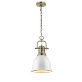 Mini Pendants Metal Shade by Golden ( 62 | 3602-S AB-WH Duncan ) 