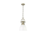 Mini Pendants Metal Shade by Golden ( 62 | 3602-S AB-WHT Duncan ) 