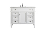 Plumbing Bath Chests/Vanities by Elegant Lighting ( 173 | VF12542WH Park Avenue ) 