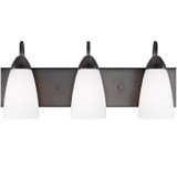 Bathroom Fixtures Three Lights by Generation Lighting ( 1 | 4420203-710 Seville ) 