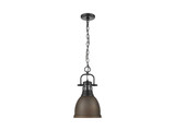 Mini Pendants Metal Shade by Golden ( 62 | 3602-S BLK-RBZ Duncan ) 