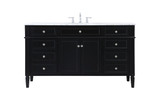 Plumbing Bath Chests/Vanities by Elegant Lighting ( 173 | VF12560BK Park Avenue ) 
