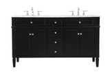 Plumbing Bath Chests/Vanities by Elegant Lighting ( 173 | VF12560DBK Park Avenue ) 