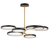 Large Chandeliers Ring/Halo by ET2 ( 86 | E24328-BKGLD Hoopla ) 