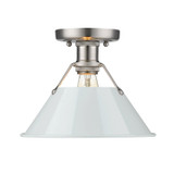 Flush Mounts Metal Shade by Golden ( 62 | 3306-FM PW-DB Orwell ) 