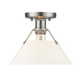 Flush Mounts Metal Shade by Golden ( 62 | 3306-FM PW-OP Orwell ) 