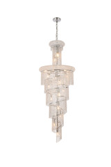 Large Chandeliers Glass Shade by Elegant Lighting ( 173 | V1800SR22C/RC Spiral ) 