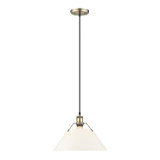 Pendants Glass Down by Golden ( 62 | 3306-L AB-OP Orwell ) 