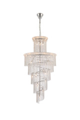 Large Chandeliers Glass Shade by Elegant Lighting ( 173 | V1800SR48C/RC Spiral ) 