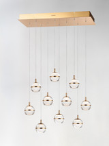 Linear/Island 4 Light + by ET2 ( 86 | E24599-93NAB Swank ) 