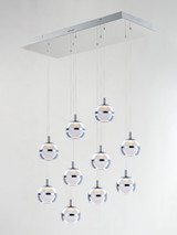 Linear/Island 4 Light + by ET2 ( 86 | E24599-93PC Swank ) 