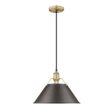 Pendants Metal Shade by Golden ( 62 | 3306-L BCB-RBZ Orwell ) 