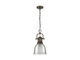 Mini Pendants Metal Shade by Golden ( 62 | 3602-S RBZ-PW Duncan ) 