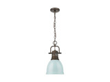 Mini Pendants Metal Shade by Golden ( 62 | 3602-S RBZ-SF Duncan ) 