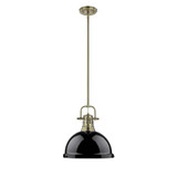 Pendants Metal Shade by Golden ( 62 | 3604-L AB-BK Duncan ) 