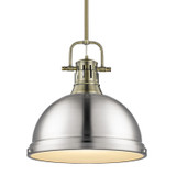 Pendants Metal Shade by Golden ( 62 | 3604-L AB-PW Duncan ) 