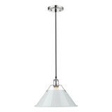 Pendants Metal Shade by Golden ( 62 | 3306-L CH-DB Orwell ) 