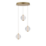 Mini Chandeliers Multi-Port/Cascade by ET2 ( 86 | E24643-144GLD Rhythm ) 