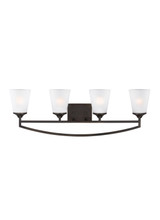 Bathroom Fixtures Four Lights by Generation Lighting ( 1 | 4424504-710 Hanford ) 