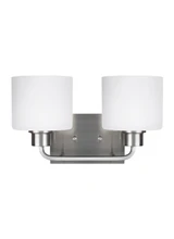 Bathroom Fixtures Two Lights by Generation Lighting ( 1 | 4428802-962 Canfield ) 