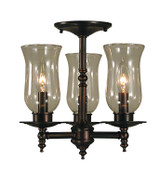 Semi-Flush Mts. Candle by Framburg ( 8 | 2506 SBR Sheraton ) 
