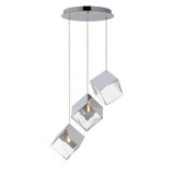 Mini Chandeliers Multi-Port/Cascade by ET2 ( 86 | E24683-28PC Ice Cube ) 