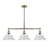 Linear/Island 3 Light Bar by Golden ( 62 | 3306-LP AB-DB Orwell ) 