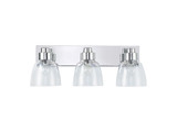 Bathroom Fixtures Three Lights by Golden ( 62 | 0314-BA3 CH-CLR Remy ) 